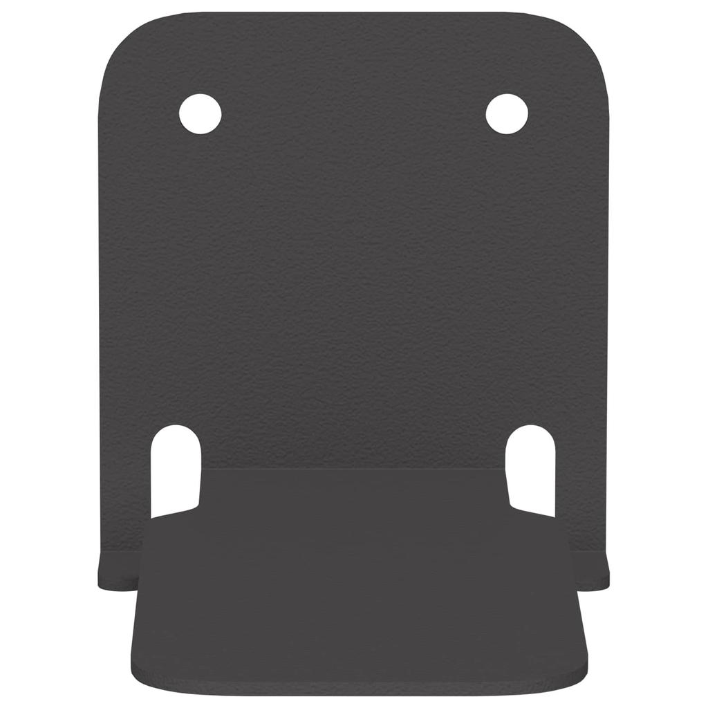 Floating Shelf with Shelf 24 pcs Black 6 x 10.8 x 6.6 cm