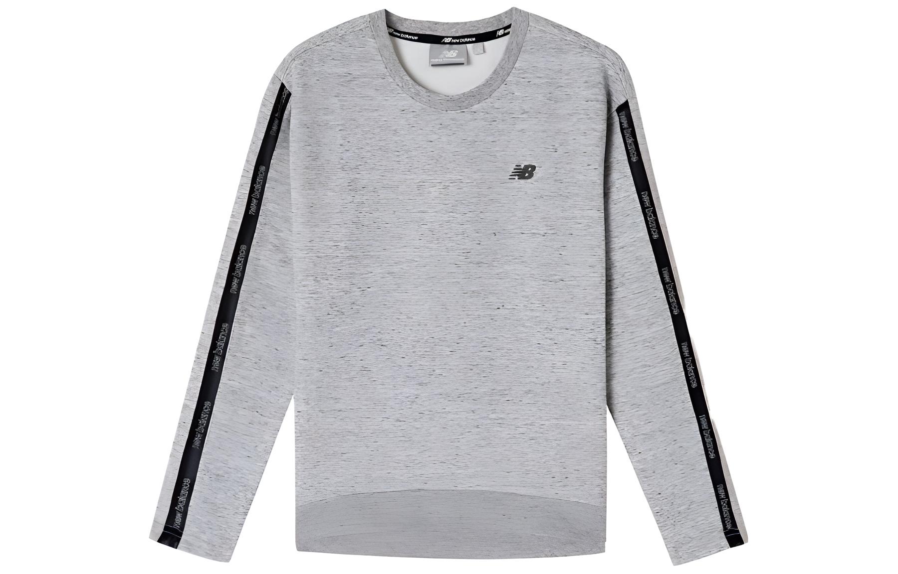New Balance Sweatshirts Women s Gray Crew Neck Moderate Other NC742022-GR S