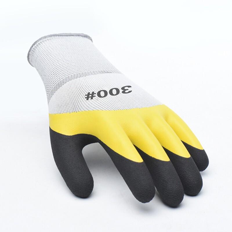 Changbaosen Double-Layer Thickened Anti-Slip Work Gloves (12 Pairs)