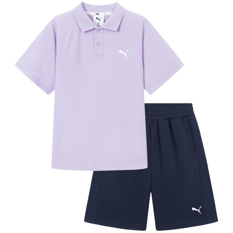 PUMA Kids' 2026 Summer Polo Short Sleeve Set