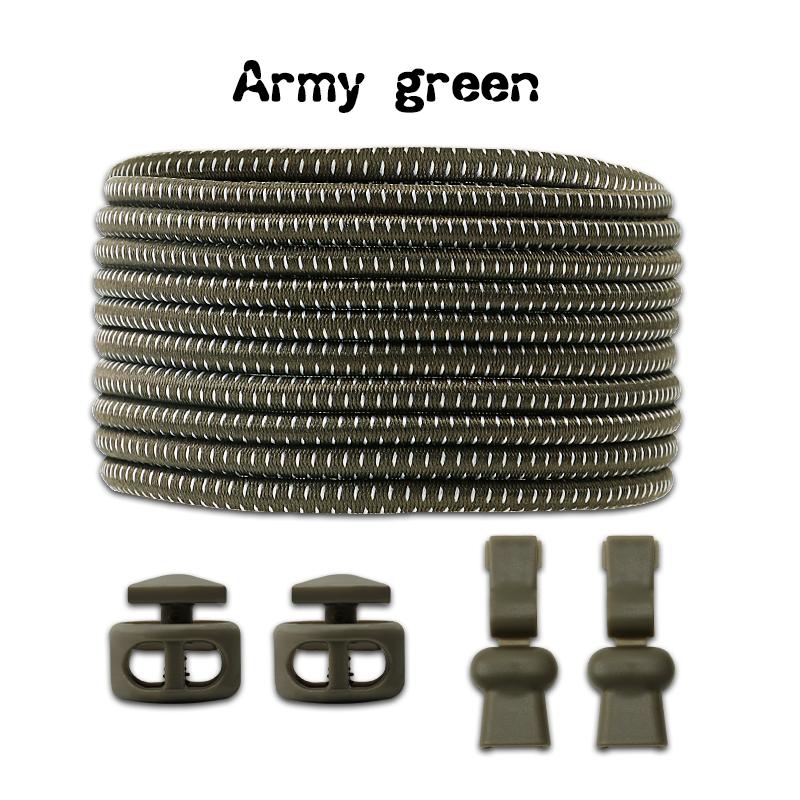 1Pair/3Pair Round Tennis Lazy Laces Without Ties Unisex Elastic Shoelaces Sneakers No Tie Shoe Laces Adult Kids Shoe Accessories