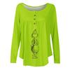 Women's Long Sleeve Tunic Loose Tops Casual Oversized Tops Pleated Tunic Button Down Casual Women's Print Tops