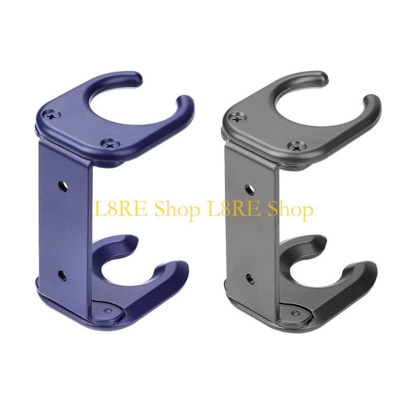 L8RE Convenient Ventilated Hair Dryer Wall Mounted Hairdryer Stand Support Cradle for Bathrooms or Beauty Salons