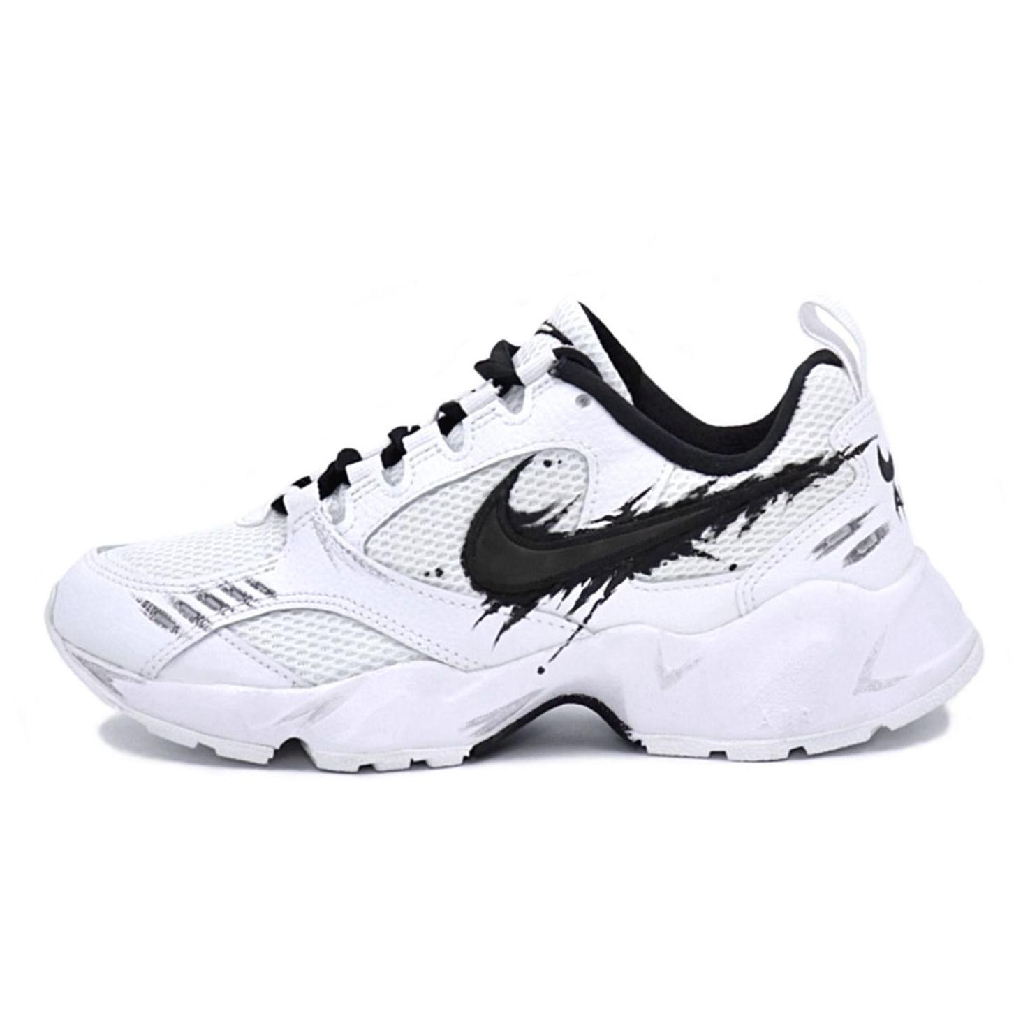 

Nike Air Heights Abrasion Resistant Slip Resistant Low top Casual Shoes Women s Black White CI0603-102(Team25-XSC) 38.5