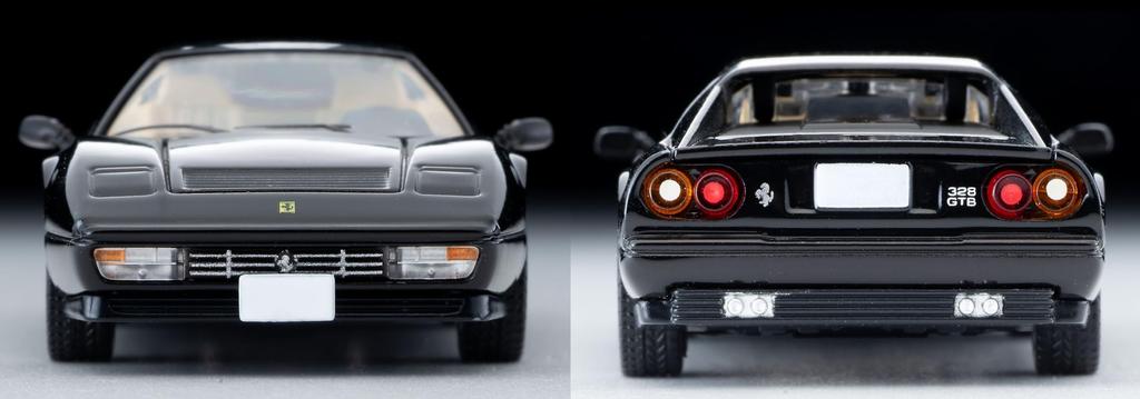 Tomica Limited Vintage Neo Ferrari 328 GTB Black Finished Product LV-N