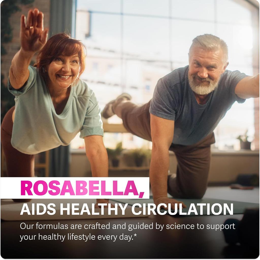 Rosabella Bio-Rüben-Nahrungsergänzungsmittel 1300 mg – Unterstützt die sportliche Leistung & die gesunde Durchblutung – Von Drittanbietern im Labor getestet (60 Kapseln)