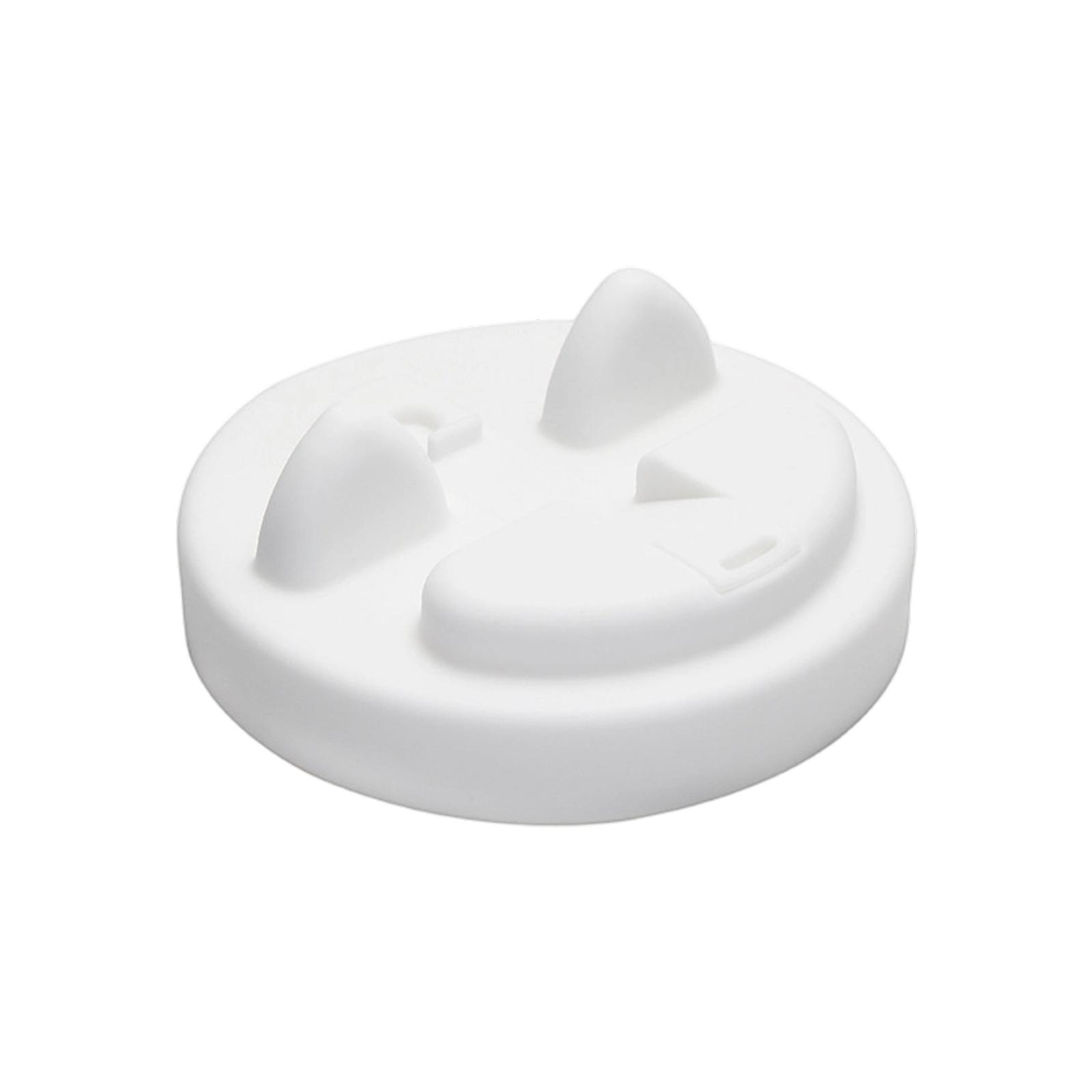 

40oz Cup Lid, Water Cup Lid, Leak Proof Multi-functional Silicone Cup Lid One Size білий