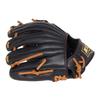 ZETT Youth Softball Ground Gray x Size SS Players Up to 120cm BJG762610 Glove, Hero, All-Around, Right-Handed Throw, Black, (For Tall),