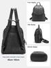 Zency 100% Genuine Leather Backpack For Women