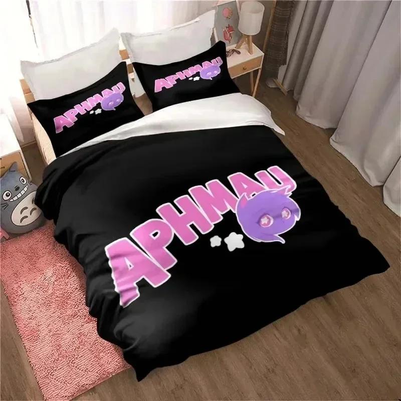 

APHMAU Каваї Афмау Постільна білизна Надрукований комплект для ліжка з наволочкою Покривало для ліжка М яка постільна білизна Квін Кінг Розмір Домашній Дорослий хлопчик EU SuperKing 260x220