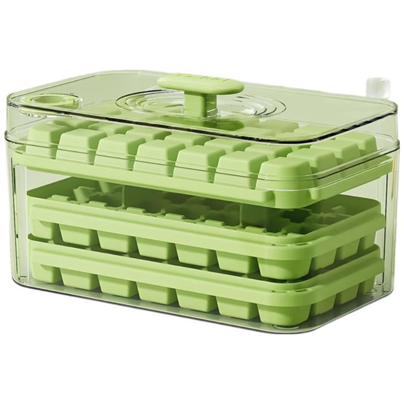 Baijie Food Grade 3-Layer Ice Cube Mold with Scoop