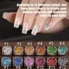 Nail Art Glitter Geometric Shape Decoration Manicure Paillette Decal DIY Kit Accessories