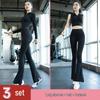 Women's Professional Yoga Suit with Chest Pads – Summer Pilates Training, Lapel, Long Sleeves, Outdoor-Ready Tight-Fitting Fitness Wear
