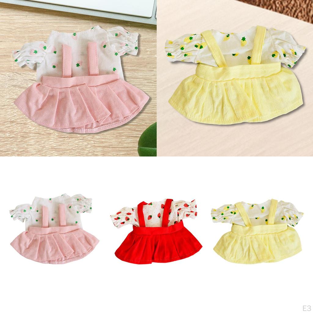 20cm Plush Doll Clothes Clothing Photo Props Dress up Comfortable Costumes Stuffed