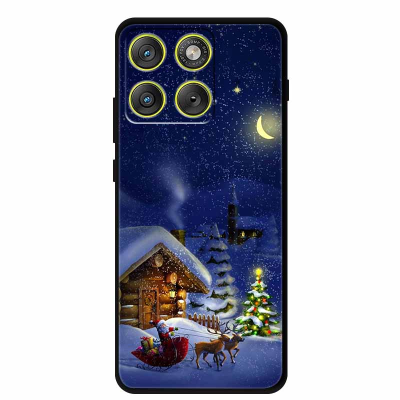 Christmas Phone Cases For Motorola Edge 70 5G Case Silicone Soft Back Cover Christmas Tree for Moto X70 Air 5G Edge70 Back Cover
