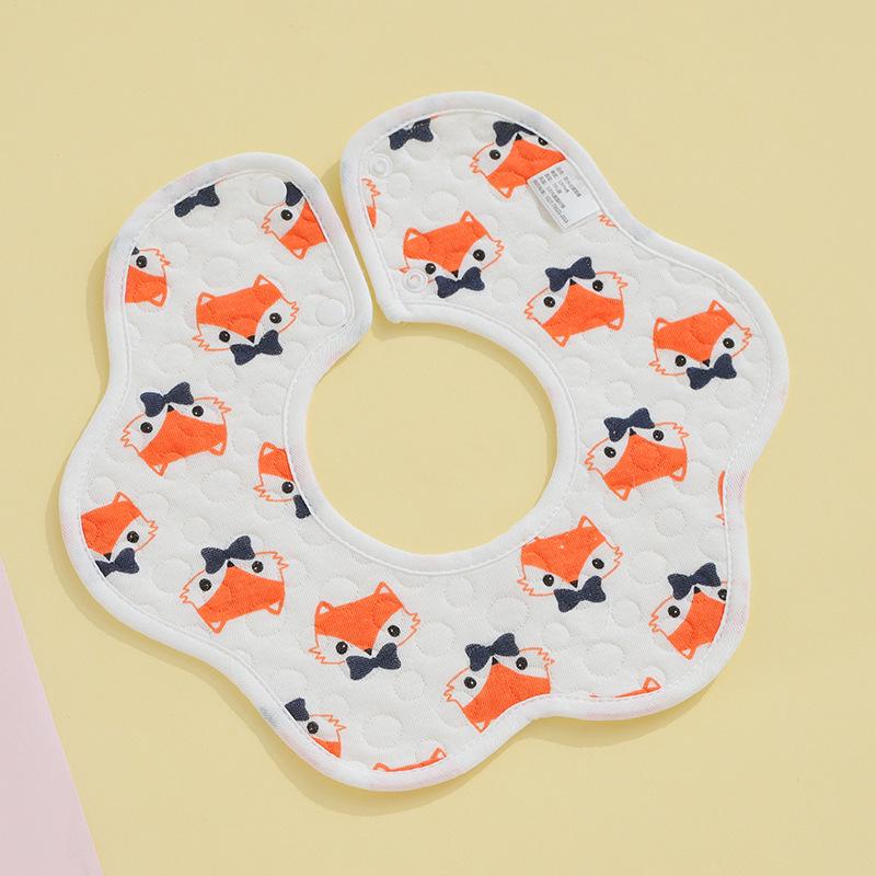 Pure Cotton Waterproof Baby Bibs for Boys - Newborn Feeding Drool Bibs
