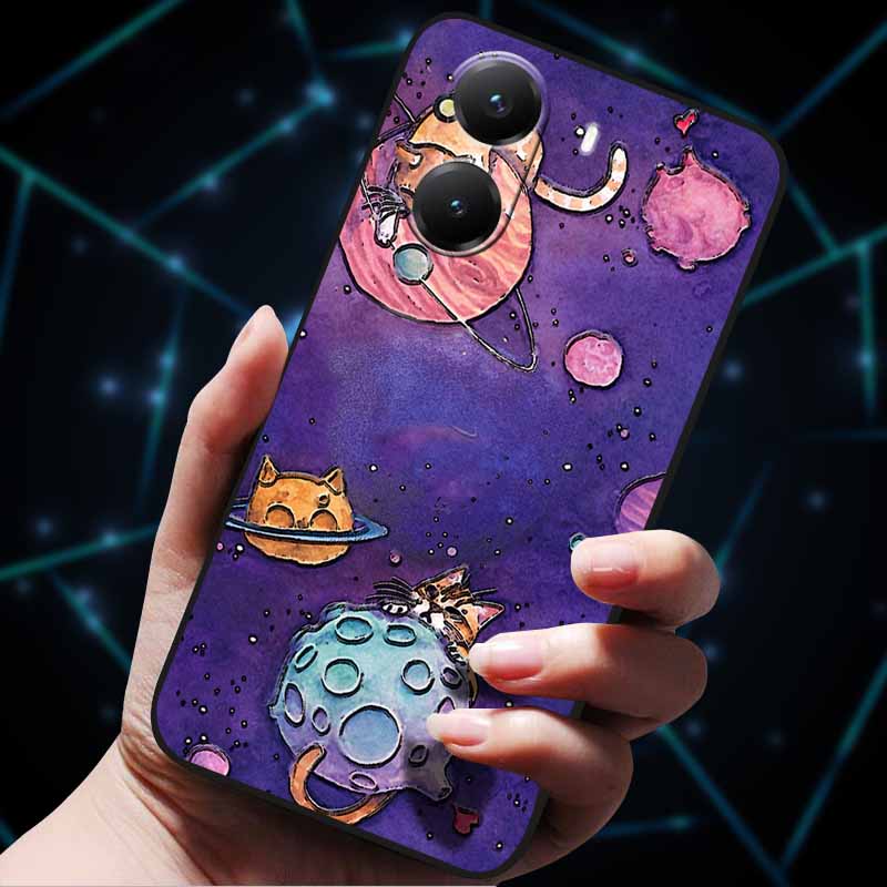 For Xiaomi Poco X7 Pro Case X7Pro 5G Soft Silicone Bumper 3D Flowers Emboss Phone Cases for Poco X 7 Pro 2025 Back Covers Shells