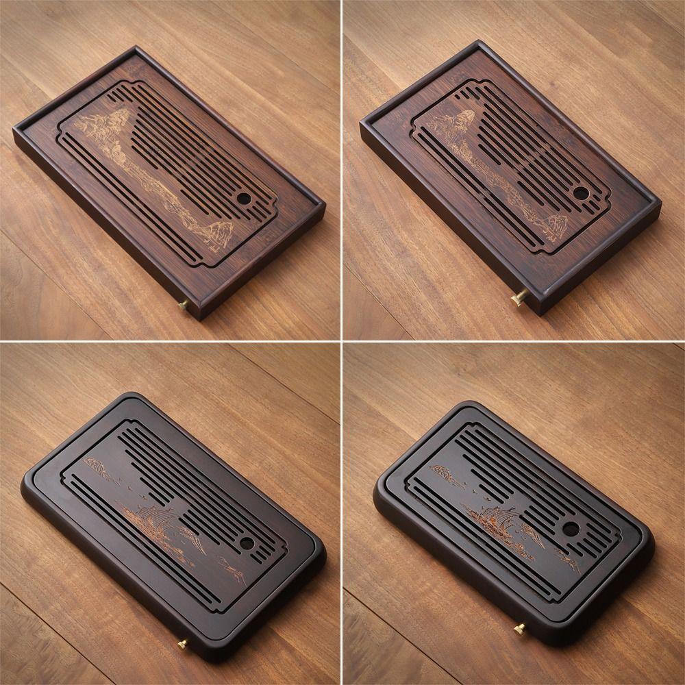 

Дренажний Піднос для Чаю Бамбуковий Набір для Чаю Кунг-Фу Креативні Подарунки Чайний Столик 1 S