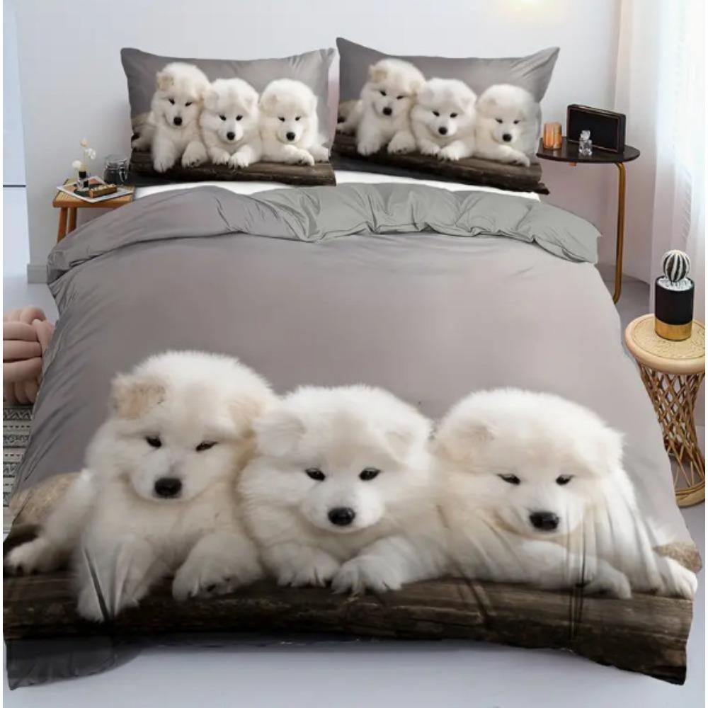 Fashion Technology Printing, 3D Digital Printing, Bedding, Duvet Covers, Pillowcases, Three-piece Sets