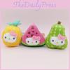 Watermelon Pear Pineapple Shaped Fruit Series Plush Pendant Doll