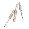 5 Pcs 1/4 Inch Hex Shank Magnetic Triangle Screwdriver Bits Set S2 Steel 50mm Length Triangle Head Screwdriver Bits