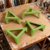 4Pcs Canvas Corner Stands Painted Canvas Support Canvas Stands for Pouring Paintings Canvas Risers Support Holder For Painting