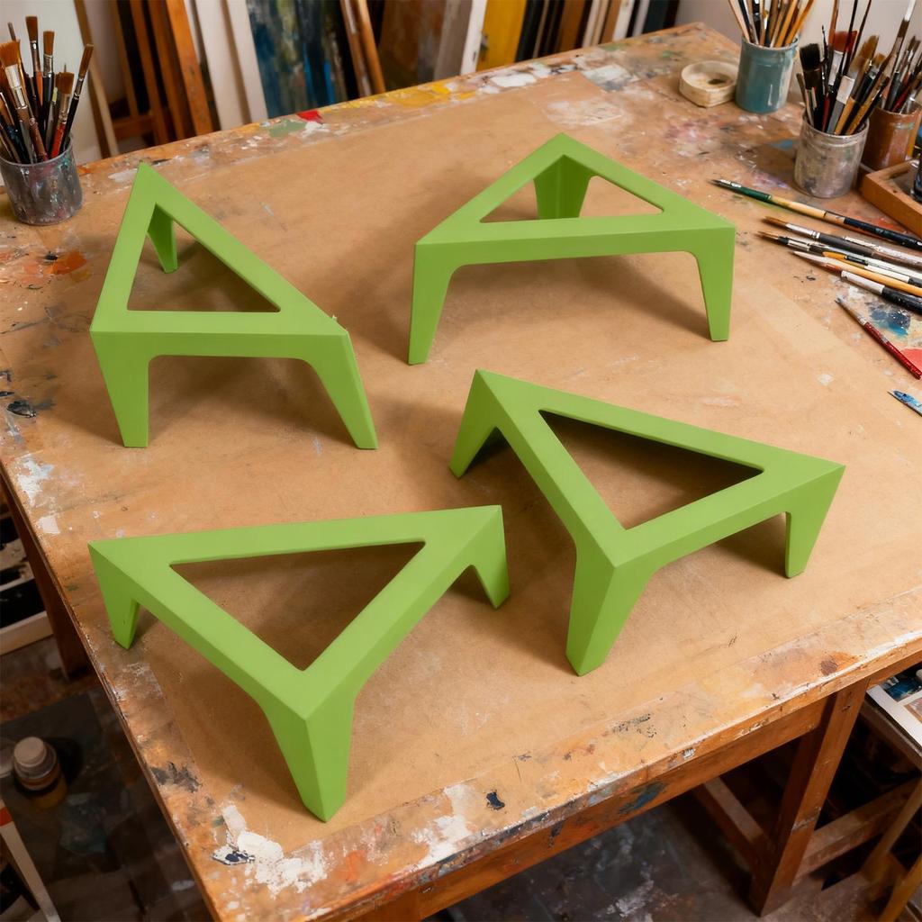 4Pcs Canvas Corner Stands Painted Canvas Support Canvas Stands for Pouring Paintings Canvas Risers Support Holder For Painting