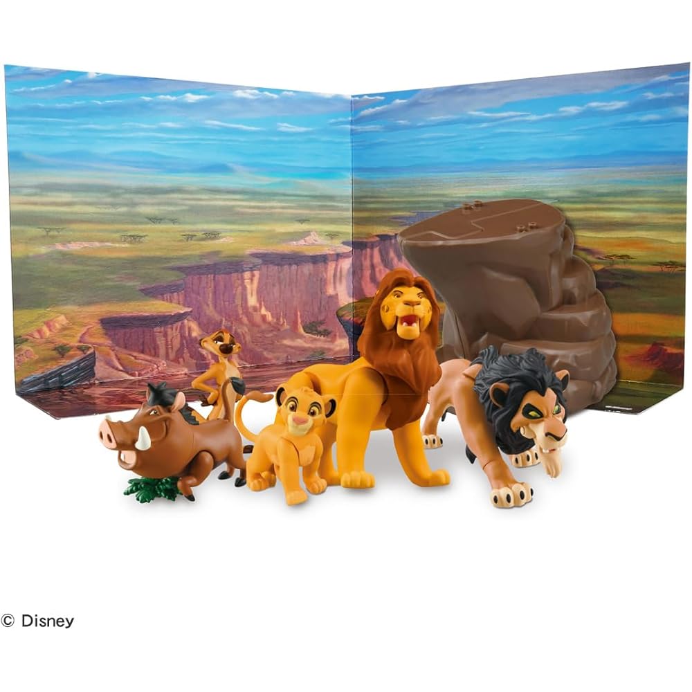 Takara Tomy Ania Lion King Savannah Kingdom Playset with Figures and Accessories