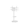 Support TV - EWENT - EW1550 - 2,18 M (86") - Tiltable - On Castors - White