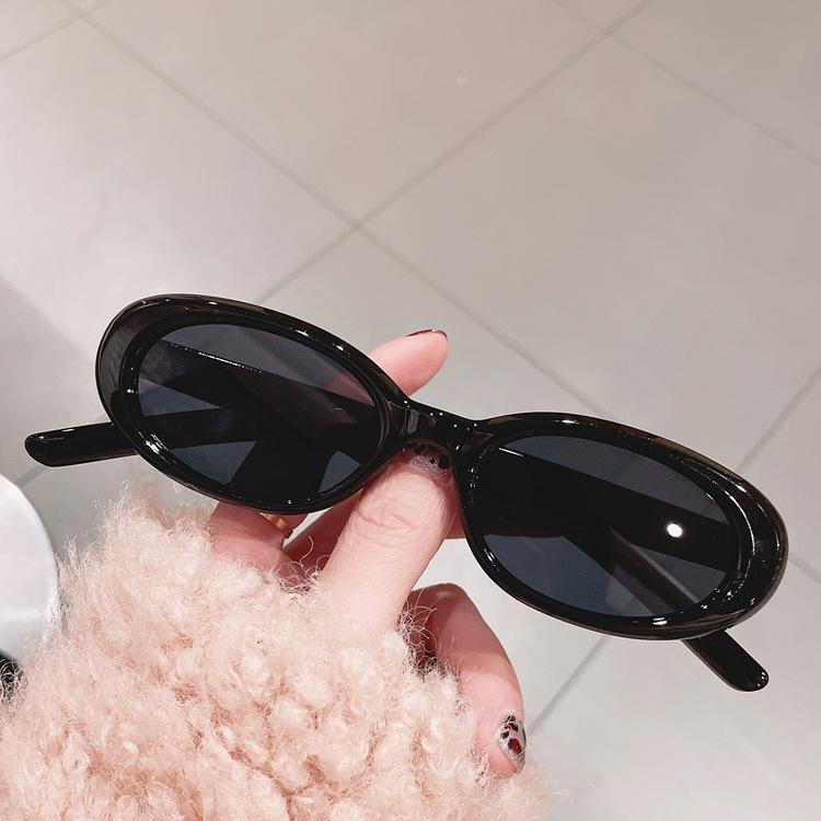 New Luxury Women's Oval Sunglasses Small Rectangle Sun Glasses Women Vintage Designer Eyewear UV400 Gafas De Sol