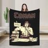 Conan The Barbarian Soft Warm Blanket  Child Plush Bedding Throws Novelty Outdoor Flannel Bedspread Sofa Bed Cover