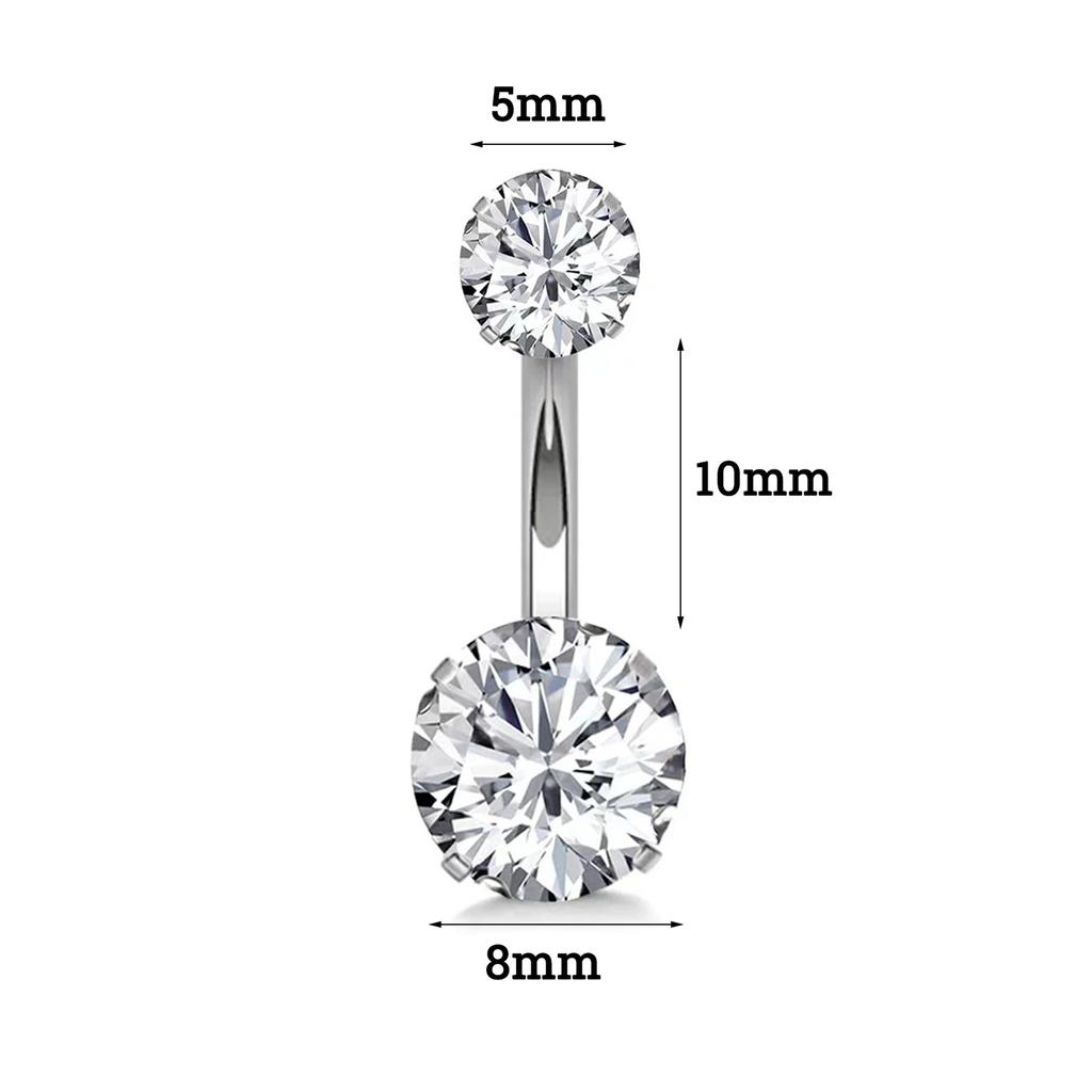 1PC 316L Surgical Steel Belly Button Rings Crystal Piercing Navel Piercing Earring Belly Piercing Sexy Body Jewelry Gift