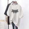 Plus Size  Girl T-shirt Women Slimming High Sense Tee Belly Covering Oversize O-neck Short Sleeve Top