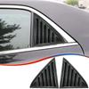 Chrysler ABS Car Window Louver Cover (Carbon Fiber Pattern) - 1 Pair