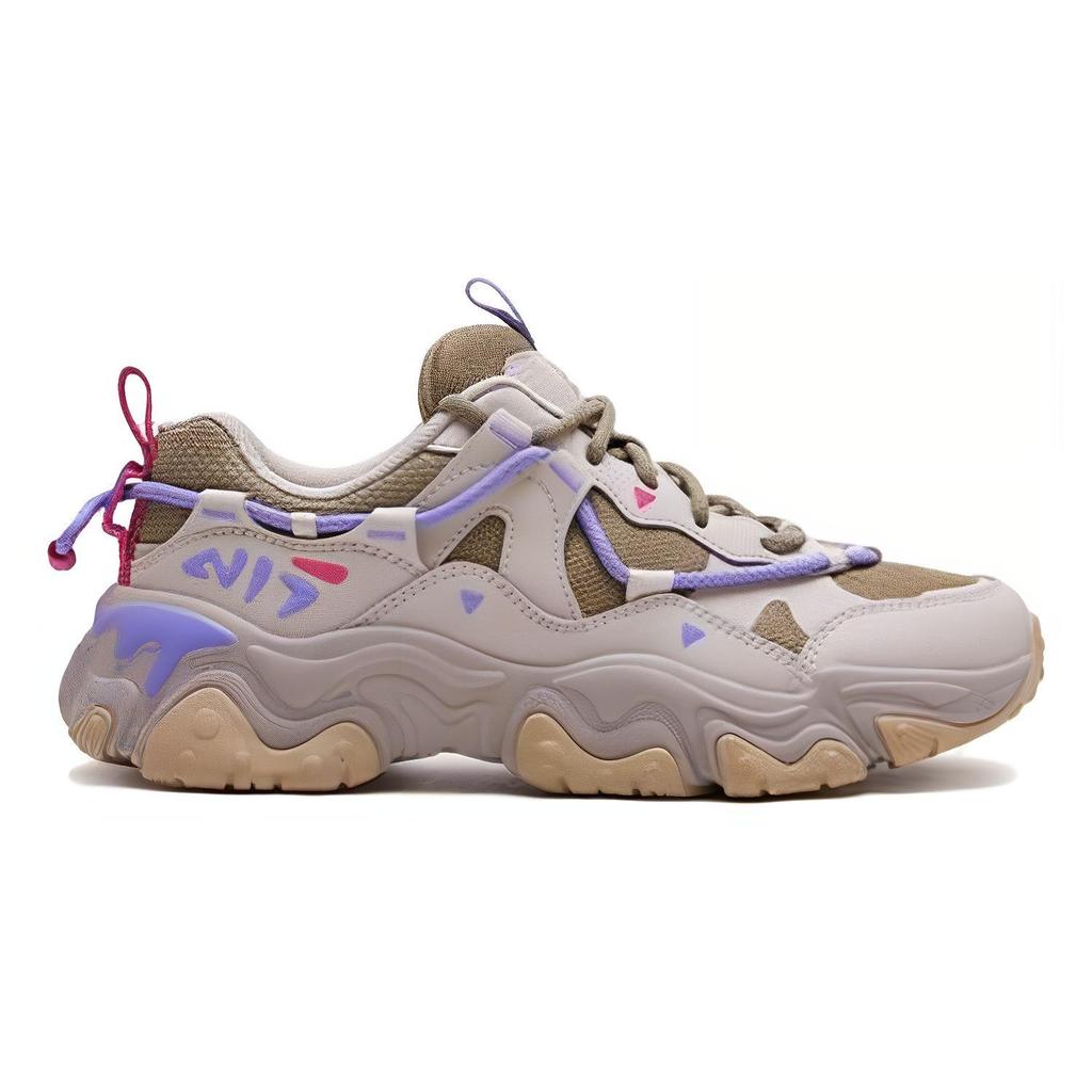 New FILA FLUID 5 Cat Paw 5.0 Low Top Casual Shoes Women's Green Silver F12W412105FDS