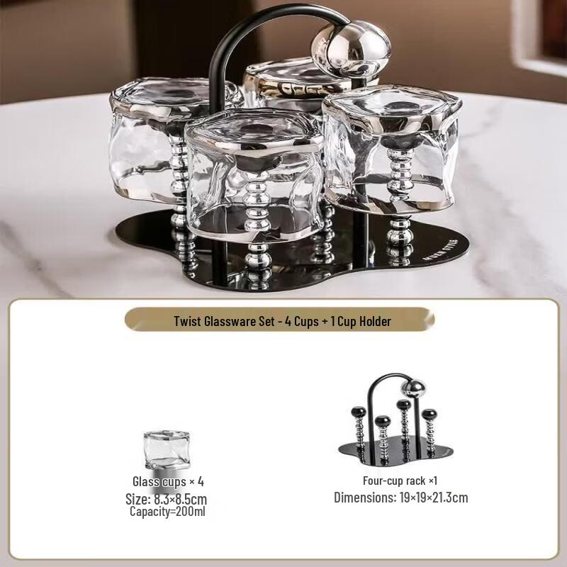 Premium Heat-Resistant Glass Drinkware Set
