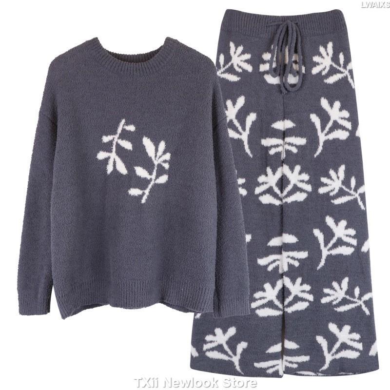 

Мягкая пижама для осени и зимы, шерстяная трикотажная с длинными рукавами, в японском стиле, домашняя одежда One Size чёрный