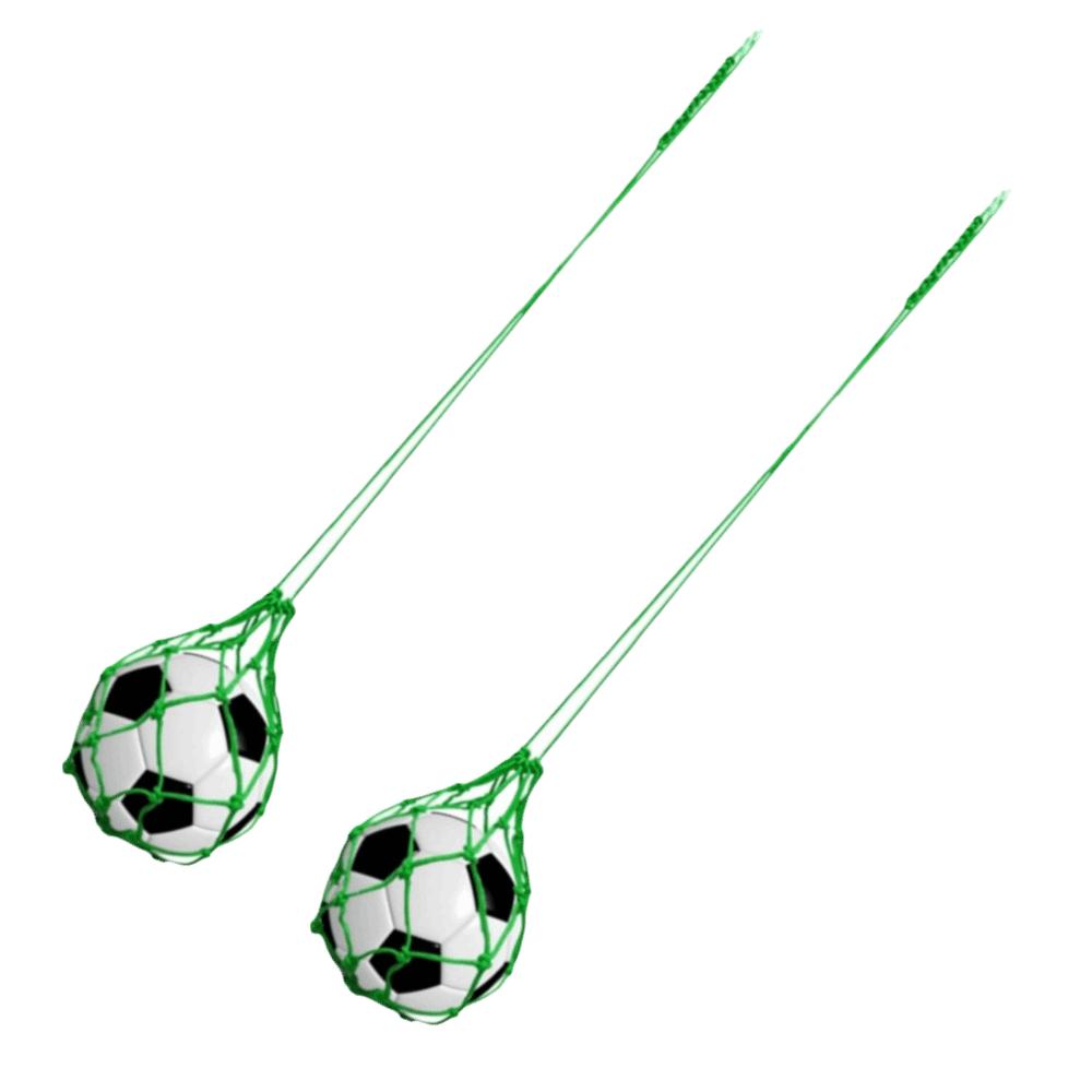 2pcs Fits Size 3 4 5 Soccer Balls Football Training Net Bag Outdoor Football Exercise