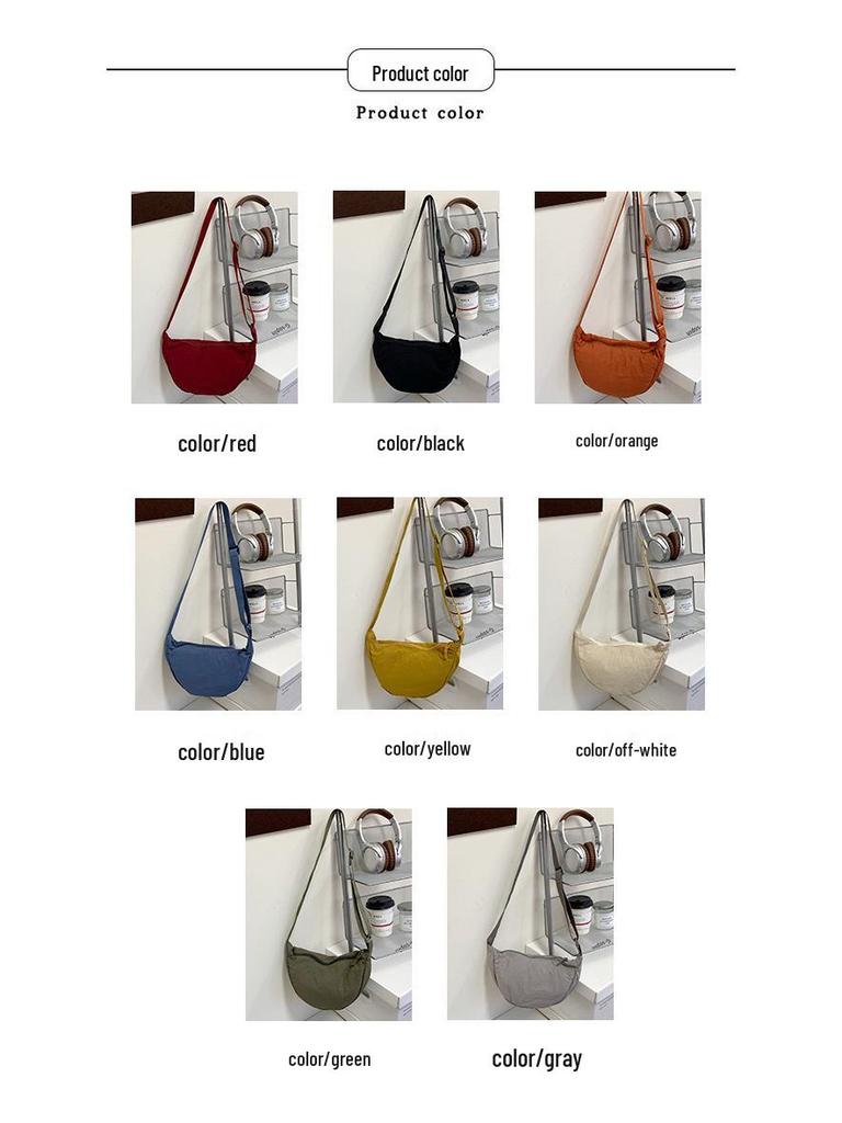 Herbst 2025 Damen Japanische Halbmond Schulter- & Umhängetasche