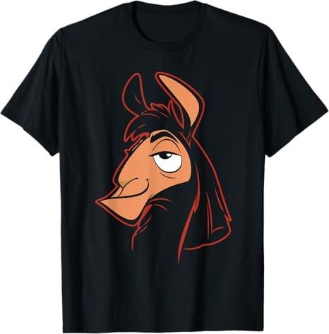 The Emperors New Groove Kuzco Llama Black TShirt S