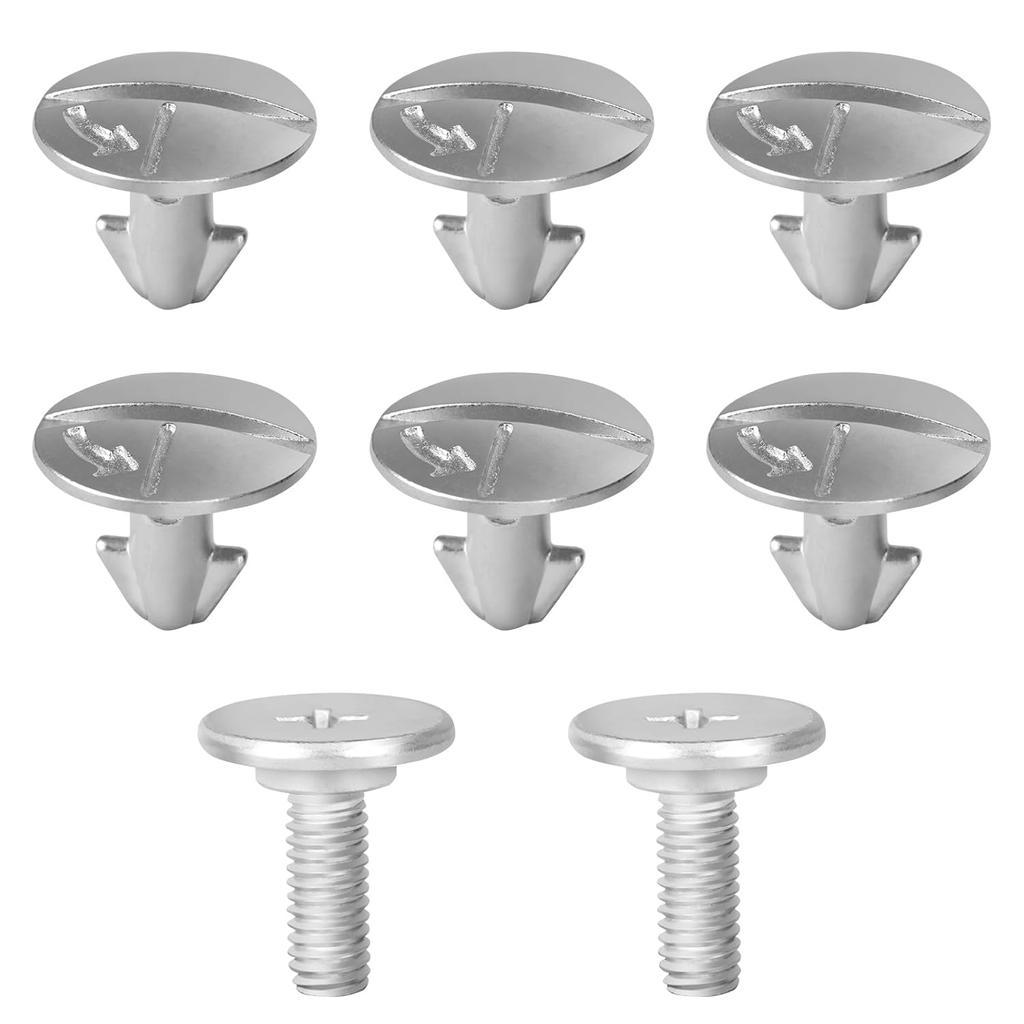 2 PCS Lower Engine Cover Bolt Pin Screws Set Compatible with Hon-da Civic Accord CRV, Replaces 90105-TBA-A00