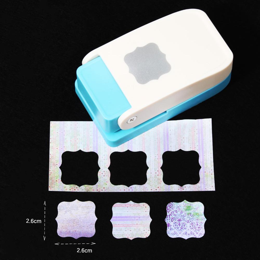 Labor Saving Stamp Border Punch Large Size DIY Christmas Tree Hole Punch Cutting Craft Handmade Toothed Puncher Embosser