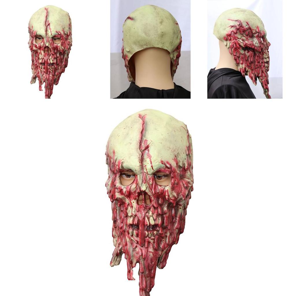 Halloween Haunted House Latex Zombie Mask For Cosplay And Scare Pranks