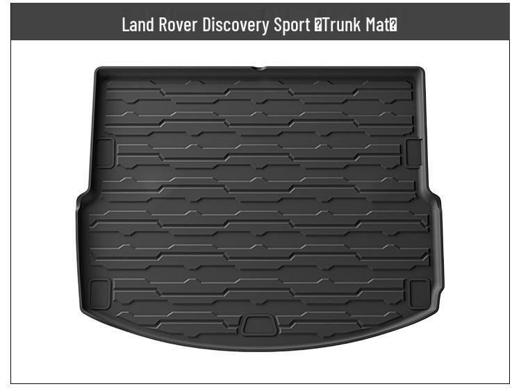 Eco-friendly TPE Floor Mats for Land Rover Discovery Sport (2018-2025), Including Trunk and Backrest Pads.