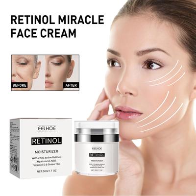 Retinol Krem Nemlendirici Hidrasyon İnce Çizgileri Göz Çevresindeki Çizgileri Azaltır Sıkılaştırıcı Lifting Yüz Cildi