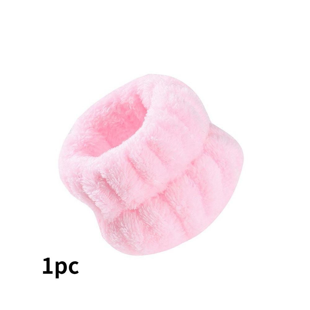 Wristband for Yoga Washing Face Soft Flannel Wrist Strap Reusable Makeup Towel Wrist Velvet Towel Girls Elastic Face Wash