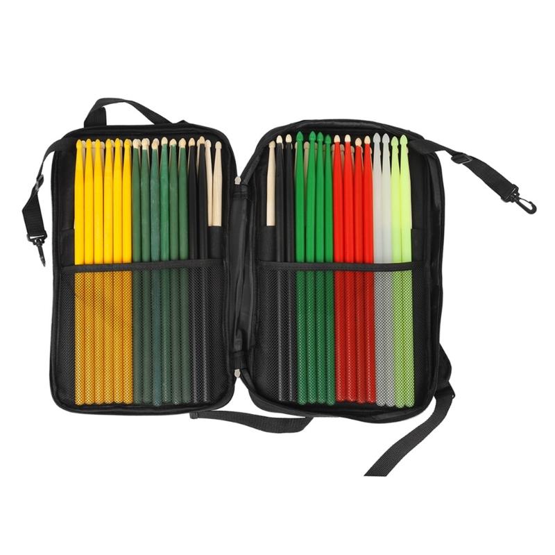 Drummer Bag Drum Sticks Holder, Drumsticks Package Storage Case for Home Outdoor