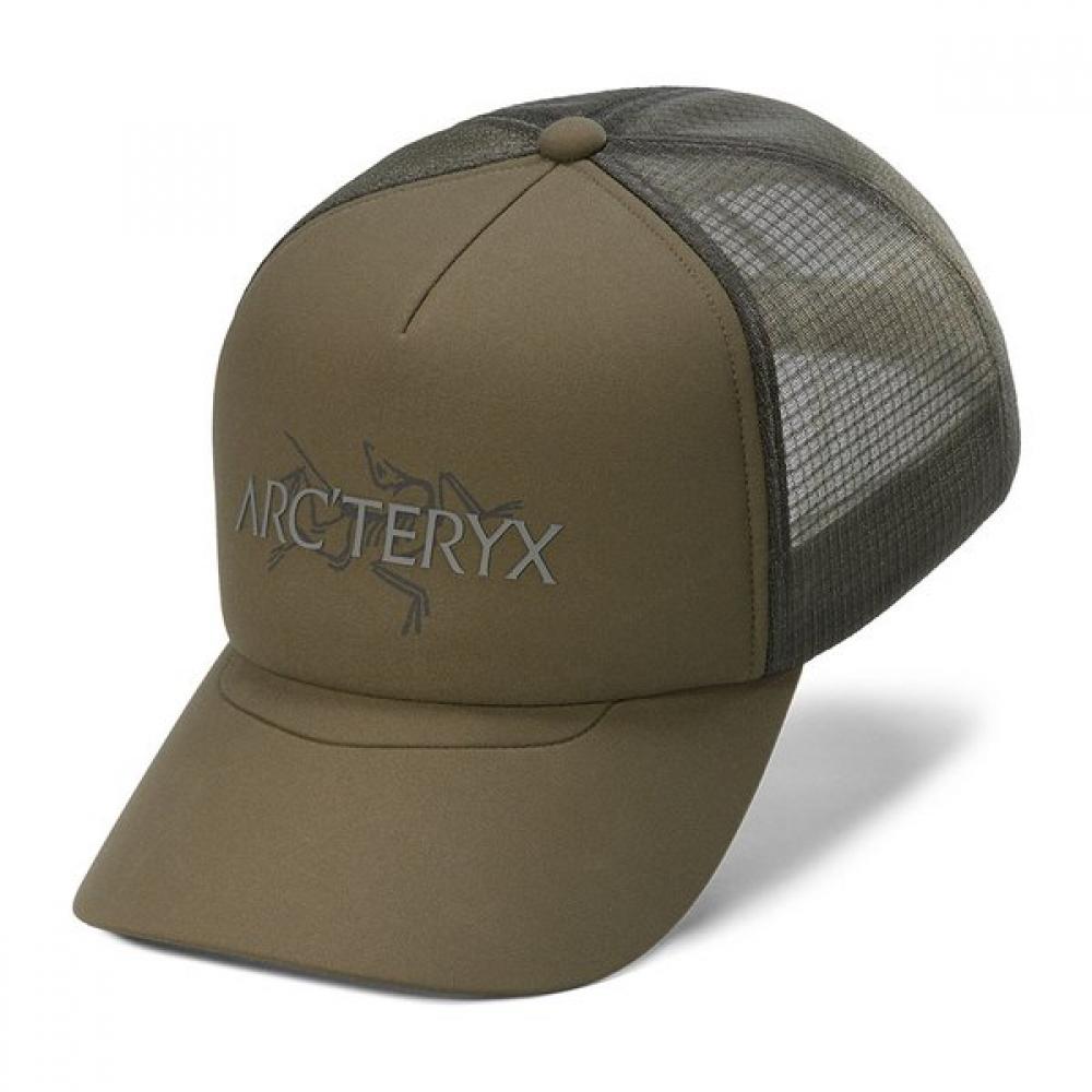 Arcteryx Bird Word Trucker Hat Aeqsu09488 BLACK / CLOUD/SM