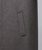 Musinsa Standard Cashmere Blend Oversized Balmacaan Coat [Taupe]