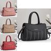 Stylish Soft Pu Leather Tote Bag For Moms Large Capacity Daily Use With Chain Detail